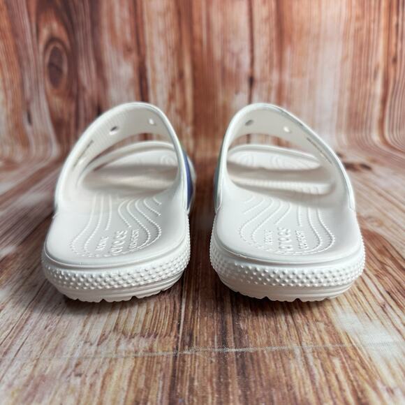 Crocs CLASSIC SPRAY DYE Womens Size 6 Double Two Strap Sandals Slides Shoes - Picture 4 of 10